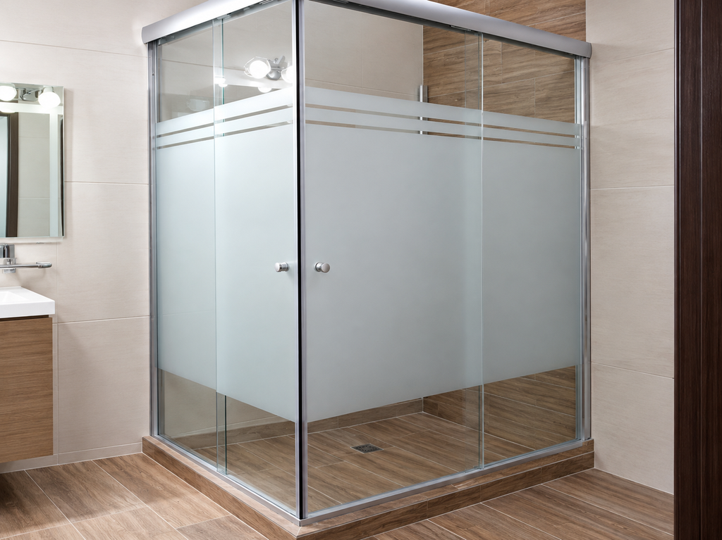Puerta Abatible de Cristal sin Perfil (copia) (copia)